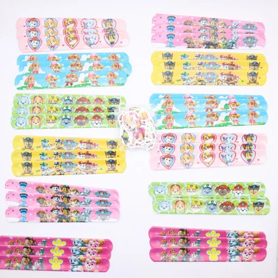 Braclets Paw Patrol™ Slap 36 unidades + adesivos 50 unidades - Suprimentos para festa de aniversário - Imagem 1 de 4