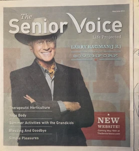 THE SENIOR VOICE MAGAZINE LARRY HAGMAN INTERVIEW MAY / JUNE 2012 - Picture 1 of 1