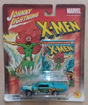 02 Johnny Lightning  X- Men  101 Custom Continental X-Men Marvel Car #6 C3 - Image 1 of 2