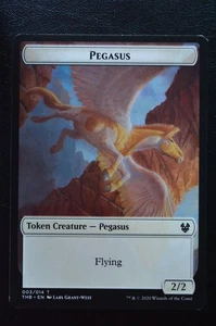 MTG PEGASUS // SHARK TOKEN Theros: Beyond Death Collectors LP Played - Picture 1 of 2