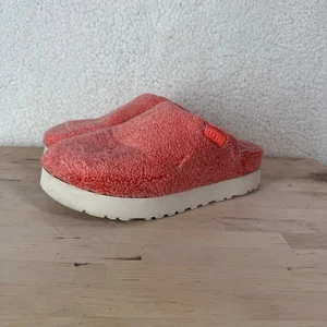 UGG Womens Sz 10 Terry Cloth Slide Slippers Plush Comfy Slip On Casual Cozy - Picture 1 of 10