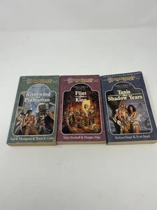 TSR DragonLance Preludes II Trilogy Volumes 1-3 Paperback riverwind flint tanis  - Imagen 1 de 7