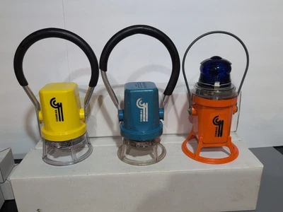  3 de colección.  Faroles de luz azul intermitentes transistorizados Starlite CONRAIL CR Foto 1 de 4