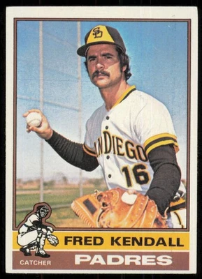1976 TOPPS FRED KENDALL SAN DIEGO PADRES #639 EX - Image 1 of 2