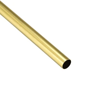 300mm Length 15mm OD 0.5mm Wall Thick Brass Round Tube Industrial Pipe Tubing - Picture 1 of 4
