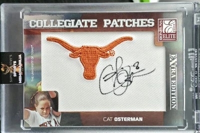 🔥 Cat Osterman Signed 2008 Donruss Elite Extra Collegiate Patches /250 RARE! - Image 1 of 2