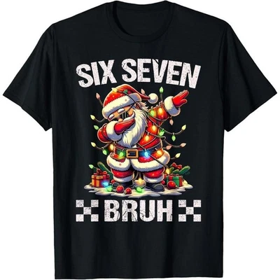67 Six Seven Burh Divertida Navidad 6 7 Meme Hombres Mujeres Niños Camiseta67 Camisa para Camiseta Foto 1 de 4