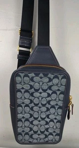 Bandolera Coach Sullivan para hombre bandolera firma azul oscuro - Imagen 1 de 9