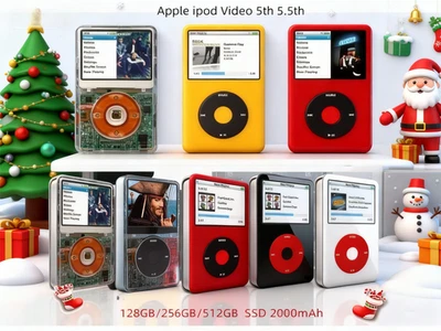 🔥New Apple iPod Classic Video 5th Gen 30/60/80/128/256/512GB/1TB MP3 Player 🔥 - Image 1 of 4