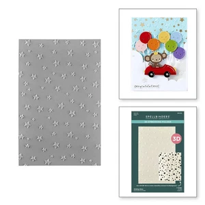 Spellbinders Wishing Stars 3D Embossing Folder from the Little Smiles Collection - Bild 1 von 4