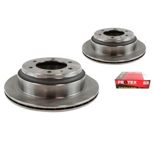 Protex DR841 Rear Disc Brake Rotors for Holden Jackaroo Non-ABS 1992-On Pair - Picture 1 of 7