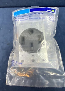 LEVITON 279 50A 3-POLIGE, 4-ADRIGE ERDUNGSSTECKDOSE, UNTERPUTZ - Bild 1 von 4
