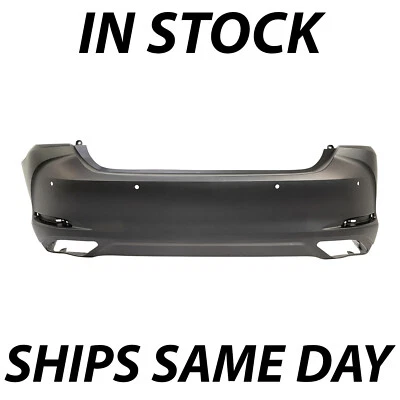 NEW Primered Rear Bumper Cover for 2019-2025 Lexus ES350 w/ Park Assist 19-25 Foto 1 de 4