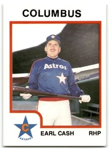 1987 ProCards Earl Cash Columbus Astros #859 - Picture 1 of 2