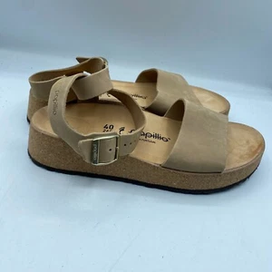 Papillio Birkenstock Glenda Nubuck Sandals Womens 40 L9 Strap Boho Casual NWOB - Picture 1 of 17