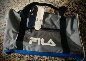 FILA Duffel Carry On w/ shoulder strap, handle, outside zipper pouch. NIB. - Picture 1 of 3