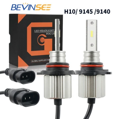 9145 LED Fog Light Bulbs 6000K For Cadillac SRX CTS Escalade ESV EXT 2003-2016 - Image 1 of 4