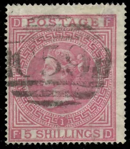 British Agency in Jacmel Haiti Cancel on 5 Shilling Queen Victoria, Scott# A31 - Picture 1 of 2