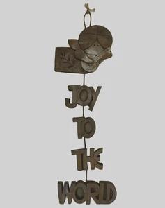 Joy to The World Vintage Wall Plaque 1970’s Three Dog Night Inspired Vintage - Picture 1 of 11