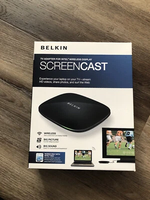 Adaptador de TV Belkin F7D4501 v1000 Screencast para pantalla inalámbrica Intel HDMI Foto 1 de 4