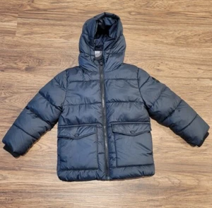 Michael Kors Snorkel Jacket Toddler Hooded Navy Blue Insulated Coat Boys Size 4T - Picture 1 of 10