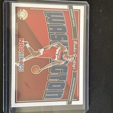2022-23 Panini NBA Hoops Rookie Greetings #10 Johnny Davis - Wizards