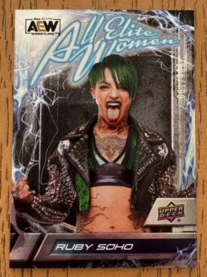 RUBY SOHO 2023 AEW Upper Deck All Elite Women SILVER FOIL Parallel /199 #AEW-1 - Image 1 of 4