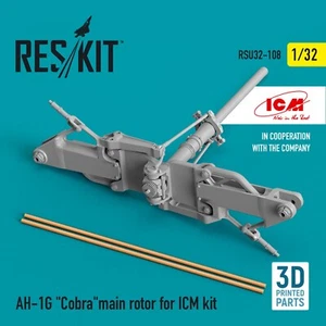 AH-1G Cobra Rotor Principal ICM 1/32 Kit Modelo Impresión 3D ResKit RSU32-0108 - Imagen 1 de 2