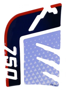 Tankpad Gel Adhesivo Moto Compatible para Honda XL 750 Transalp Azul - Imagen 1 de 7