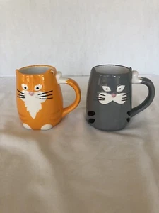 Tazas TAG Cat X 2-Cerámica-1 Color Naranja y 1 Gris - Imagen 1 de 16