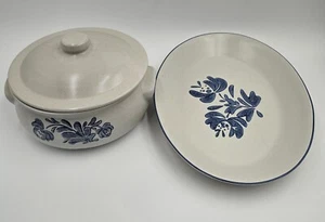 Pfaltzgraff "Yorktowne" 2 Qt Covered Casserole With Handles #315 & #16 Platter - Picture 1 of 6