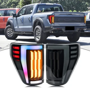 LED RGB Tail Lights for Ford F-150 F150 2021-2023 XL STX Rear Lamps Assembly - Picture 1 of 5