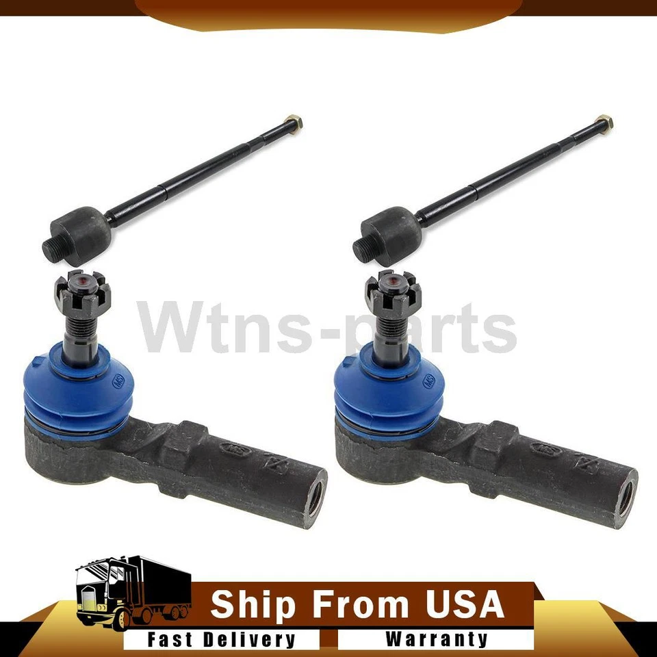 Para Chevrolet Camaro 3.8L 1995-2002 4x Extremo de varilla de dirección delantero interior exterior Foto 1 de 4