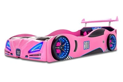Autobett - Kinderbett VERON XR-4 Pink - Carbed - Bild 1 von 4