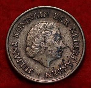 1970 Netherlands 1/4 Gulden Silver Foreign Coin
