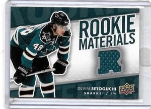 DEVIN SETOGUCHI 2007-08 UD ROOKIE MATERIALS WORN JERSEY - Picture 1 of 1