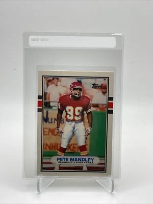 1989 Topps Traded Pete Mandley Football Card #12T NM-Mint FREE SHIPPING - Image 1 of 3