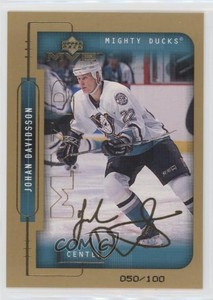 1999-00 Upper Deck MVP Gold Script /100 Johan Davidsson #10