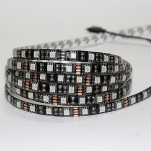 Black PCB 300 LED Strip Light RGB Waterproof 5050 SMD car DRL DIY tape lamp 12V - Picture 1 of 20