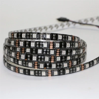 Black PCB 300 LED Strip Light RGB Waterproof 5050 SMD car DRL DIY tape lamp 12V  - Image 1 of 4