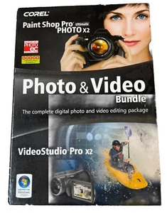 Corel Paint Shop Pro Ultimate Photo X2 PC Software Windows XP Vista - Picture 1 of 5
