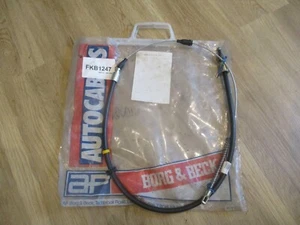 BORG & BECK FKB1247 Handbrake Cable RENAULT 21 Rear 86 to 94 ABS OE Ref BB12242B - Picture 1 of 15