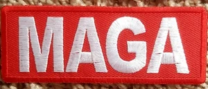 MAGA Make America Great Again President Trump Embroidered Patch 4" - Picture 1 of 3
