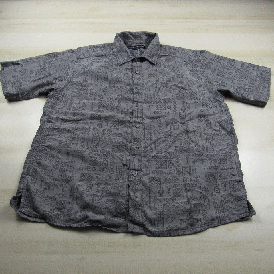 Exofficio Shirt Mens Small Gray Snap Button Down Tech Outdoor Hiking Casual - Image 1 of 4
