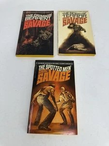Doc Savage Book Lot Of 3 Vintage Paperbacks Kenneth Robeson - Picture 1 of 12