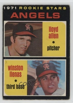1971 O-Pee-Chee 1971 Rookie Stars Lloyd Allen Winston Llenas #152 Rookie RC - Image 1 of 2