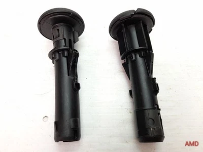 2008 BMW 335xi 335i 328i 328xi E92 Coupe Front Seat Headrest Guide Set 2pc Black - Image 1 of 4