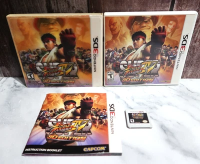 Nintendo 3DS Super Street Fighter 4 IV 3D Edition (CIB & Tested) w/Slip Cover - Image 1 of 4