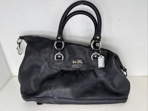 Coach Vintage y2k Madison Sabrina Satchel Bag Handtasche Leder schwarz, ohne Riemen - Bild 1 von 4