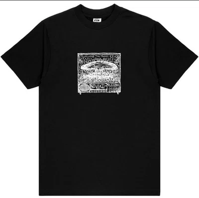 Camiseta FTP Population Control Negra Talla Grande L Fuckthepopulation Foto 1 de 2